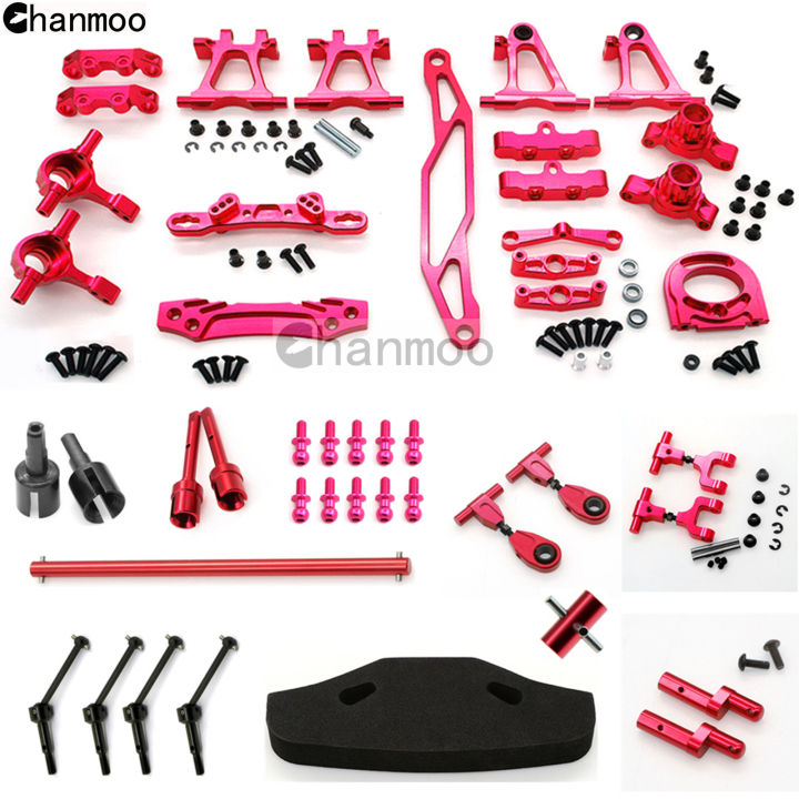 Yuikome Kit d'accessoires de modification en métal - Kit de bras de suspension pour TT02-02 1/10 RC Upgrade pièces, 1 Yuikome Kit d'accessoires de modification en métal - Kit de bras de suspension pour TT02-02 1/10 RC Upgrade pièces, 1
