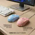 FunBug 7 Buttons Sports Mechanical Wired Gaming Mouse RGB with 4-Levels DPI Control - 7 Light Wired USB Optical Mouse with Side Buttons - Mouse with Pad for PC, Laptop, Computer, Gaming, Pubg Mobile. 