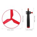 Kid Sports Pull Line Saucer Toys Children Outdoor Fun Rotating Flying Helicopter Processing Toy for Parks Beach.