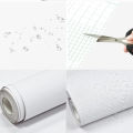 Waterpoof Matte Wallpaper white Vinyl Self-Adhesive Stickers for Wall Furniture Livingroom Contact Paper Home Decor. 