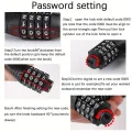 1pc Bicycle Lock Wire Rope Chain Lock Combination Lock Mountain Bike Motorcycle Anti-theft Password Bag Lock Helmet Lock. 