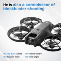 V666 8K HD Dual Camera Drone with Display Remote | Optical Flow Positioning | Foldable RC Quadcopter. 