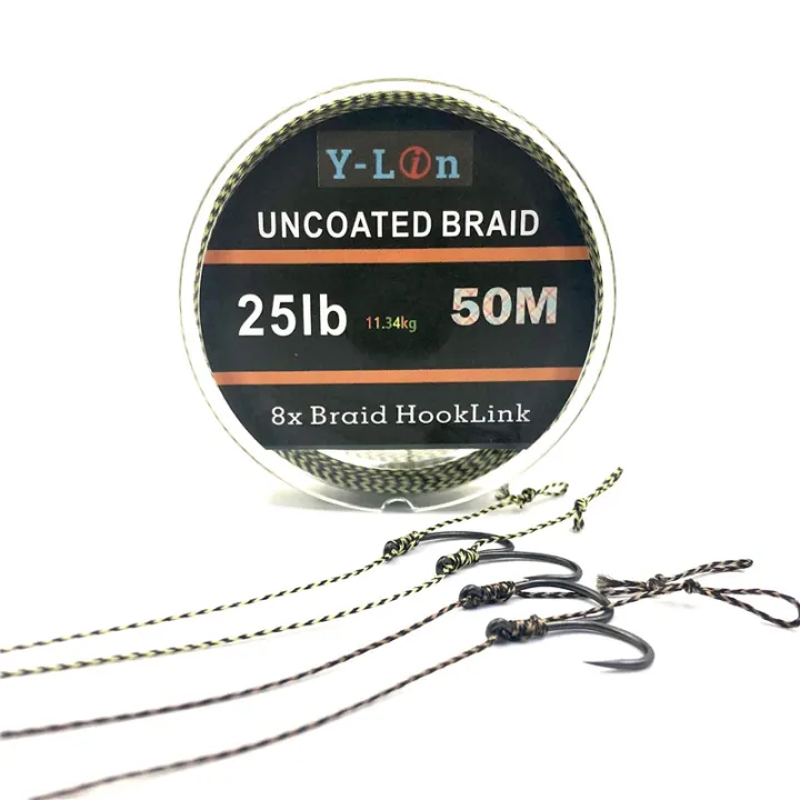 50m%208%20Stand%20%20Carp%20Fishing%20Line%20Soft%20Hook%20Link%20Carp%20Hooklink%20Uncoated%20Braid%20Line%20For%20Hair%20Rig%2025%2035LB%20Rigging%20Line%20-%20Image%204