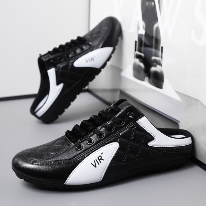2023%20Fashion%20men%20New%20Style%20lat-soled%20Wild%20Flat-bottomed%20Summer%20Thin%20Section%20Baotou%20Half%20Slippers%20-%20Image%202