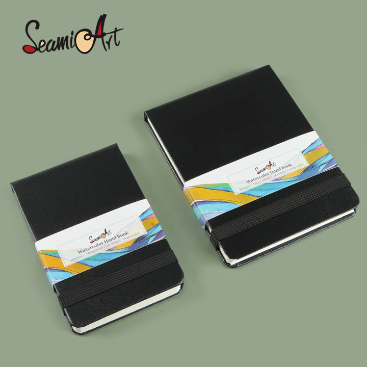 SeamiArt%20A4/A5%20Drawing%20Notebook%20Sketchbook%20Handbook%20300gsm%20paper%2024sheets%20for%20Watercolor%20Acrylic%20Marker%20Pen%20Oil%20Paint%20Gouache%20-%20Image%202