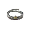 Anime JoJo's Bizarre Adventure Rings Kujo Jotaro Adjustable Opening Ring Unisex Cosplay Jewelry Accessories For Friends Gift. 