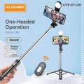Plokama LIVE K7 LED Selfie Stick 1.1M (3.6 Feet) Live Broadcasting Selfie Stand With Rechargeable Light Selfie K7 Bluetooth LED 4 in 1 Tripod LED Remote Control Tripod 110cm Selfie Stick Tripod Bluetooth LED Light. 