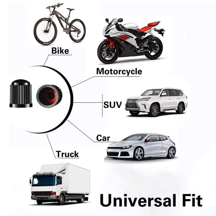 YONGRUN%2010/20/50/100PCS%20%20Black%20Tire%20Valve%20Cap%20Set:%20Suitable%20For%20Automobiles%20Suv%20Durable%20Multifunctional%20Bicycles%20And%20Motorcycle%20-%20Image%203