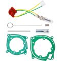 12V Diesel Heater Glow Plug Repair Kit, 9Pcs 2KW 5KW 8KW Chinese Diesel Parking Heater Gasket Ceramic Ignition Plug,. 