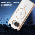 MagSafe Magnetic Colorful Transparent Clear Phone Case for Google Pixel 9a, Wireless Charging Anti Scratch Phone Case. 