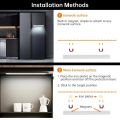 LED Motion Sensor Light Night Light Wireless USB Under Cabinet Light For Kitchen Cabinet Bedroom Wardrobe Sensor Indoor Lighting. 