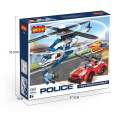 Police block helicopter and Car Cogo lego set 229 PCs -Action-Packed Fun!. 