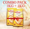 Saffola Oats | Rolled Oats Healthy Cereal for weight loss | 1Kg +1Kg Combo. 