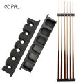 Go Pal Cue Holder Durable Cue Stand Hardwood Wall Mount Pool Stick Holder Billiard Cue Rack Organizer for Sticks for Billiards.