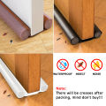 93*10cm Waterproof Seal Strip Draught Excluder Stopper Door Bottom Guard Double Silicone Rubber Seal Dustproof Soundproof. 