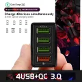 Olaf 35W QC3.0 Quick Charger 4 USB Charger For IPhone 11 Samsung S9 Huawei Xiaomi QC3.0 EU US UK Fast Wall Mobile Phone Charger. 