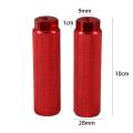 Bike Pegs Aluminum Alloy Anti-Skid Lead Foot Bicycle Pegs BMX Pegs for Mountain Bike Cycling Rear Stunt Pegs Fit 3/8 inch Axles. 
