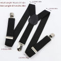 New Men Suspenders High Elastic Adjustable 3 Strong Clips Suspender Heavy Duty W Trousers Braces Pants Holder Wedding Wear.