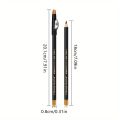 12pcs black/borwn/dark brown eyebrow pencil sharpener Eyebrow Pencil with Sharpener eyebrow line lasting.