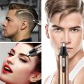 Electric Nose Hair Trimmer Portable Electric Shaving Men's High Quality USB Charging Automatic Waterproof Mini Nose Hair Remover. 