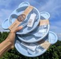 Wheat straw baby dish baby bowl set. 