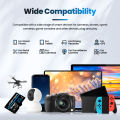 TF High Speed Read and Write Memory Card 128GB 64GB Plastic Memory Stick 32GB 16GB Trans Flash Card 8GB for Mobile Phone Camera.