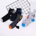 5 Pairs Apring And Fall Mens Sports Socks Summer Leisure Sweat Absorbent Comfortable Thin Breathable Basketball Meias. 