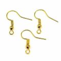 Premium Fish Hook Earring Wires (Golden & Silver) Findings(20g).