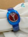 positif watch in chain and  blue 💙 color. 
