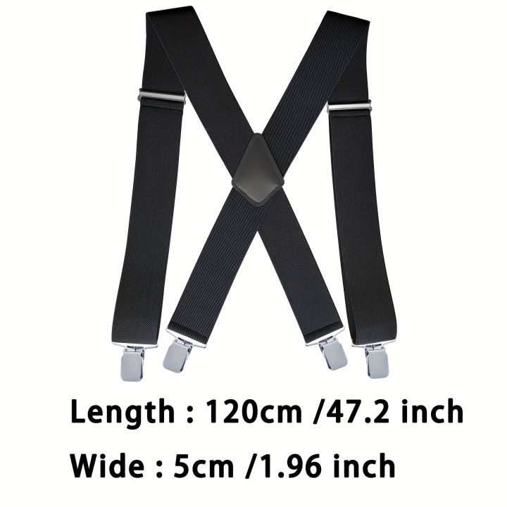 Heavy%20Duty%20Big%20Size%20Suspenders%20for%20Men%20Work%20Outdoor%202%20Inch%20Wide%20X%20Back%204%20Strong%20Clips%20Adjustable%20Elastic%20Trouser%20Braces%20Straps%20-%20Image%202
