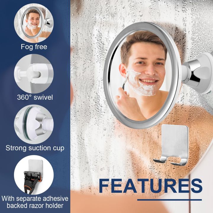 360%C2%B0%20Rotatable%20Shower%20Mirror%20Bathroom%20Fogless%20Makeup%20Mirror%20With%20Holder%20Suction%20Cup%20Anti-Fog%20Mirror%20for%20Shaving%20Makeup%20Showering%20-%20Image%205