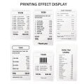 80mm/58mm Thermal Papers For Mini Thermal Receipt Printer PAD POS Printer 2 inch Paper Rolls For Business Bill Ticket Printing. 