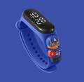 Disney Children's Watch Fashion Cartoon Watches Electronic Digital LED Display Watches Waterproof Holiday Gift Kids Watches. 