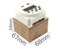 Timer switch cn101a 220V,12VDC,24VDC 16A 16 program 7 days 24 hours. 