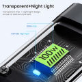 Transparent Luminous 3-in-1 Super Fast Charging Cable, 3 in 1 Charging Cable, Universal with Type-C Micro for iPhone15 14 13. 