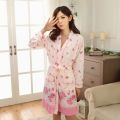 Two Piece Cotton Bridal Honeymoon Night Dress babydoll Camisole dress with Robe. 
