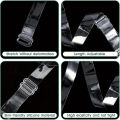 FallSweet 2/4/10/20PCS Adjustable Invisible Clear Bra Straps for Women  Transparent Elastic Shoulder Belt Lingerie Accessories. 