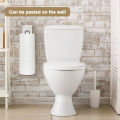 Bathroom Toilet Paper Holder with Storage Extra 3 Rolls, Over The Tank Toilet Paper Holder Wall Mount, Small Restroom Organizer.