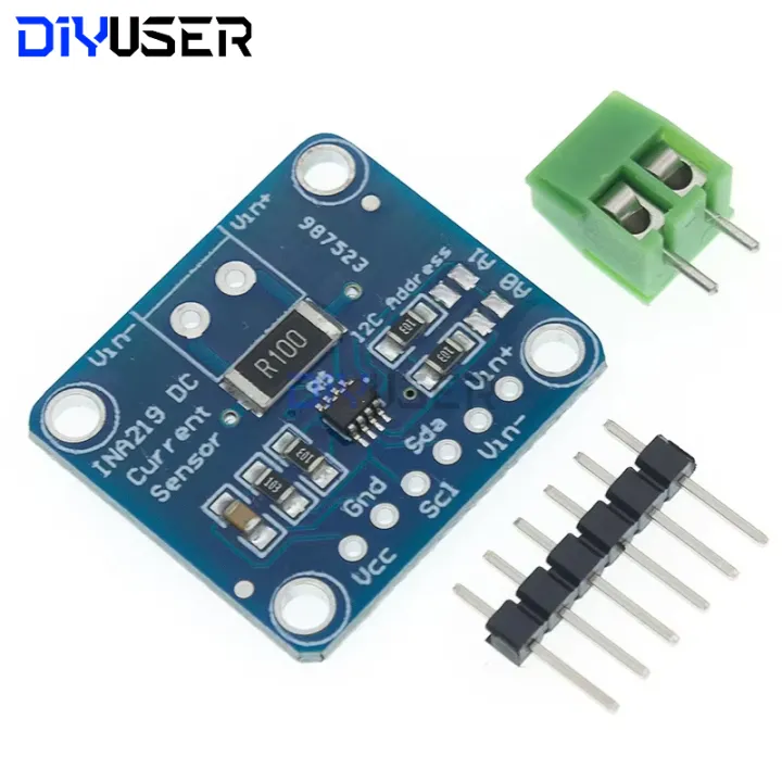 INA219%20I2C%20Bidirectional%20Current%20Sensor%20Module%20DC%200-26V%20%C2%B13.2A%20Power%20Monitor,%200.1%25%20Shunt%20for%20Arduino%20Raspberry%20Pi%20-%20Image%203