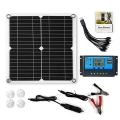 400W Flexible Solar Panel 12V Battery Charger Dual USB With 10A-60A Controller Solar Cells Power Bank for Phone Car Yacht RV.