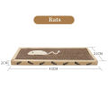 Splicing Cat Scratch Pad Hard Scratch Resistant Teaser Cat Toy Corrugated Cardboard Scratcher Carton Grinding Claws To Play Rest. 