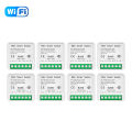 Tuya Smart WiFi Switch Module 16A 2-Way Control Mini Breaker Light Switch Timer Remote Control Compatible With Alexa  lightify. 