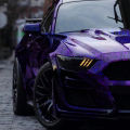 Quality Carbon Fiber Sticker Vinyl Paper for Car Vinyl Wrap Glossy Auto Wrapping Car Film Covering Laser Purple Motorcycle Vinyl. 