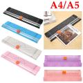A4/A5 Paper Cutting Guillotine Paper Cutter with Pull-out Ruler for Photo Trimmers Scrapbook Lightweight Cutting Mat Machine. 