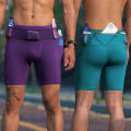 Mens Womens Mul-Pockets Compression Marathon Running Shorts Exercise Training Jogging Cycling Fitness Tights Shorts Quick Drying.
