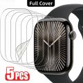 5PCS Protective Film for Apple Watch Screen Protector 49mm Accessories 40mm 44mm 45mm 41mm Series 10 46mm 42mm 9 8 7 Se Ultra 2.