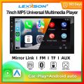 2Din 7 Inch HD Screen Full Touch Carplay Android Auto Car Raido Multimedia MP5 Player Stereo USB Bluetooth Universal Autoradio. 