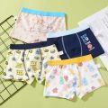 2/4 Pcs Boys Boxer Stes Briefs Kids Cotton Underwear Breathable Baby Underpants Teenager Cartoon Print Soft Children Panties New. 