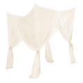 Net Curtains for Bed Room Polyester Canopy Net Four Opening Bed Tent Privacy Curtain for Bunk and Double Bed.