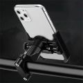 Aluminum Alloy Universal Motorcycle Bicycle Mobile Phone Holder  Bracket Mounting Clip Multi-Specification Handlebar Bracket. 